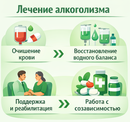 лечение алкоголизма в Керчи этапы